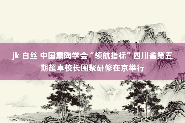 jk 白丝 中国熏陶学会“领航指标”四川省第五期超卓校长围聚研修在京举行