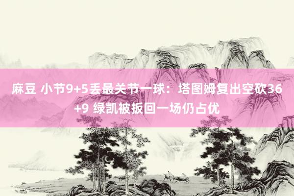 麻豆 小节9+5丢最关节一球：塔图姆复出空砍36+9 绿凯被扳回一场仍占优