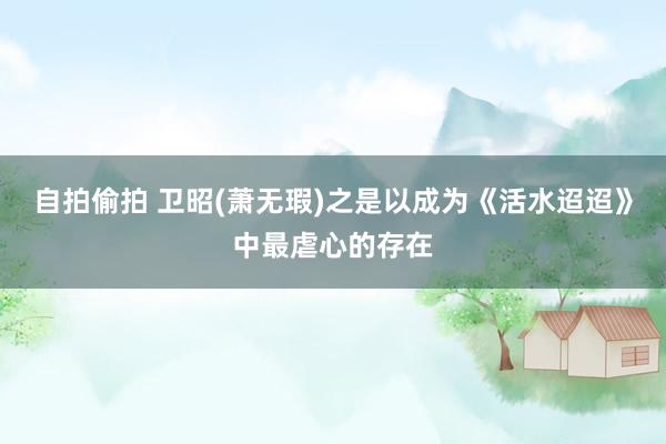 自拍偷拍 卫昭(萧无瑕)之是以成为《活水迢迢》中最虐心的存在